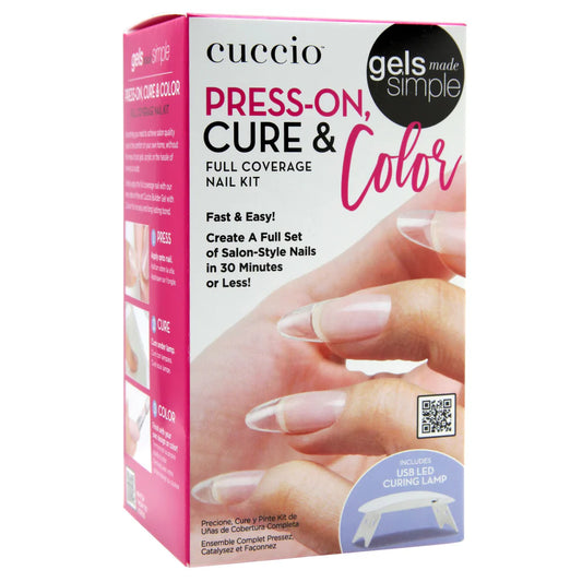 Press-On Cure & Color Nail Kit